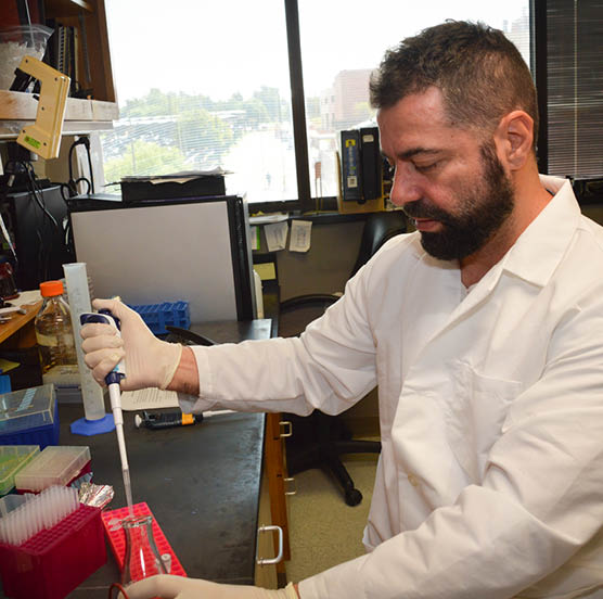 Oklahoma Medical Research Foundation scientist Roberto Pezza, Ph D 