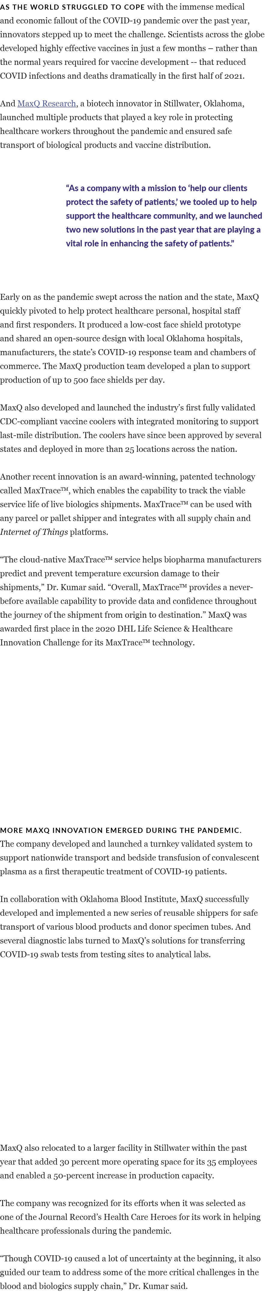 As the world struggled to cope with the immense medical and economic fallout of the COVID-19 pandemic over the past y   